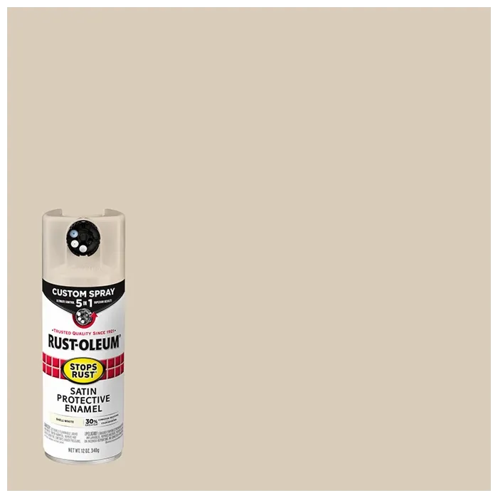 Rustoleum 5in1 Satin Shell White 12oz