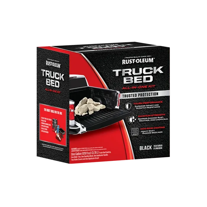 Rustoleum Automotive Roll-On Truck Bed Coating Kit (Black) 1 gal