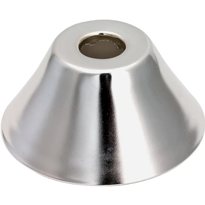 Plumb Pak PP99PC Bath Flange, 3-3/4 in OD, For: 5/8 in Pipes, Copper, Chrome