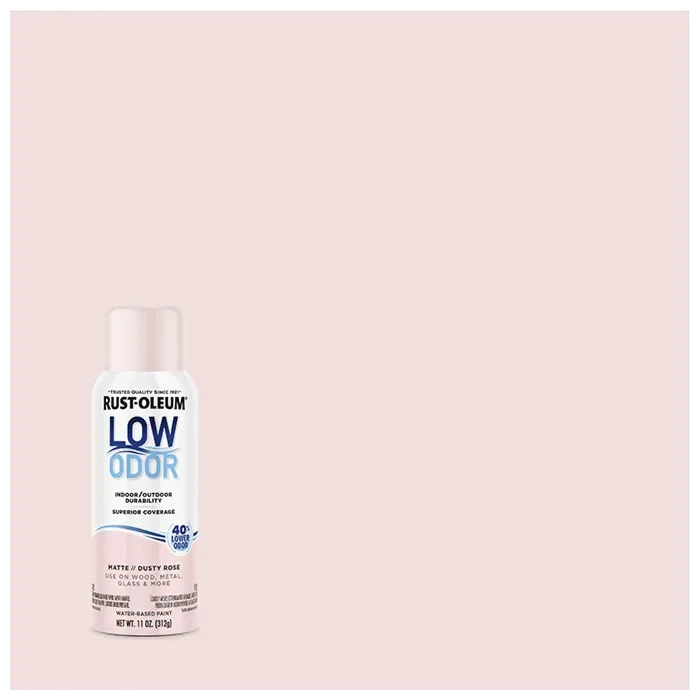Rustoleum Low Odor Premium Spray Paint (Matte - Dusty Rose) 11 oz