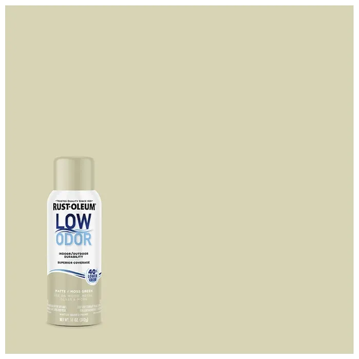 Rustoleum Low Odor Premium Spray Paint (Matte - Moss Green) 11 oz