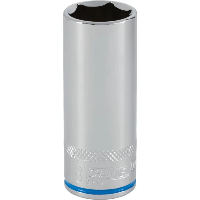 Channellock 3/8 In. Drive 18 mm 6-Point Deep Metric Socket