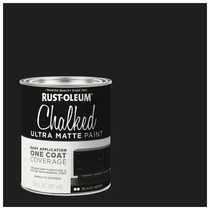 Rustoleum Chalked Blac Abyss Quart