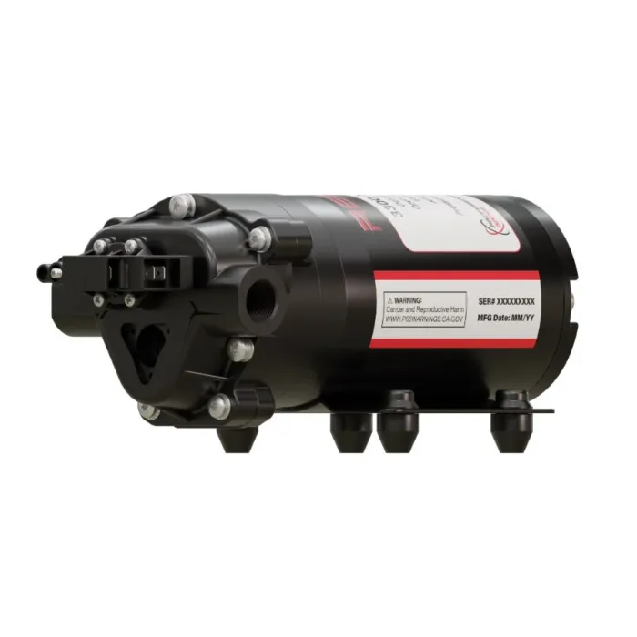 Remco 12V 2.2 GPM 120psi Electric Diaphragm Pump with FLO-IQ Technology, 3/8" Female NPT Ports