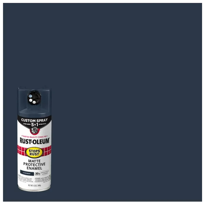 Rustoleum Stops Rust 5-in-1 Protective Enamel Spray Paint (Matte - Elderberry) 12 oz