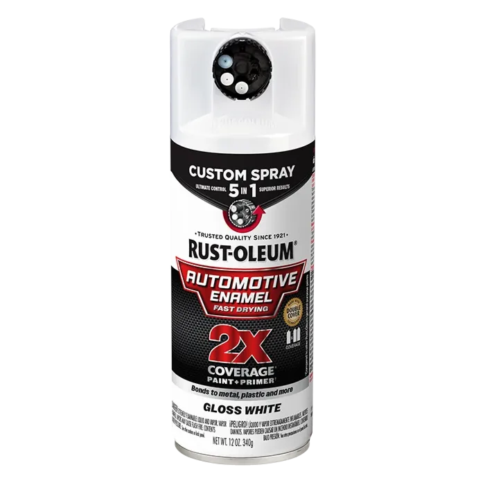 Rustoleum Auto Enamel Gloss White 5in1