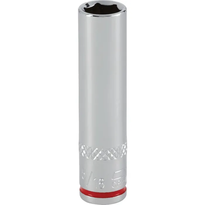 Channellock 1/4 In. Drive 5/16 In. 6-Point Deep Standard Socket