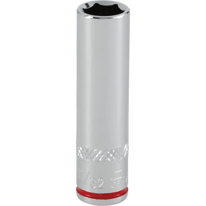 Channellock 1/4 In. Drive 11/32 In. 6-Point Deep Standard Socket