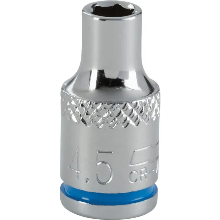 Channellock 1/4 In. Drive 4.5 mm 6-Point Shallow Metric Socket