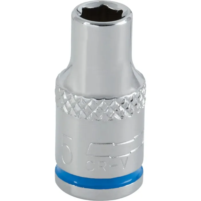 Channellock 1/4 In. Drive 5 mm 6-Point Shallow Metric Socket