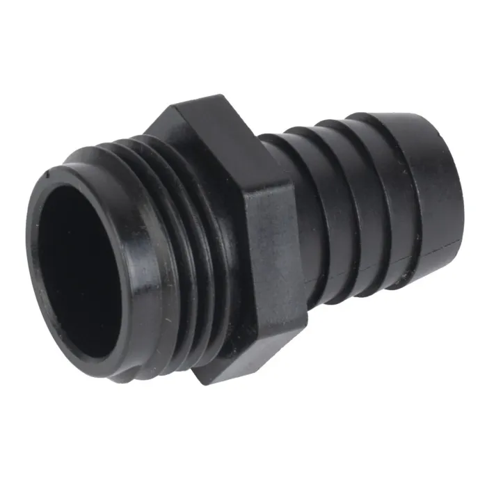 Hypro Pentair 3D34 3/4 in MGHT x Barb Straight Hose End Fitting