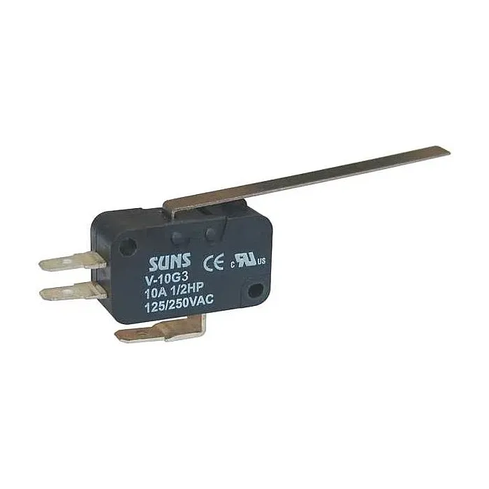 125/240 V SPDT 10 A at 240 V Miniature Snap Action Switch