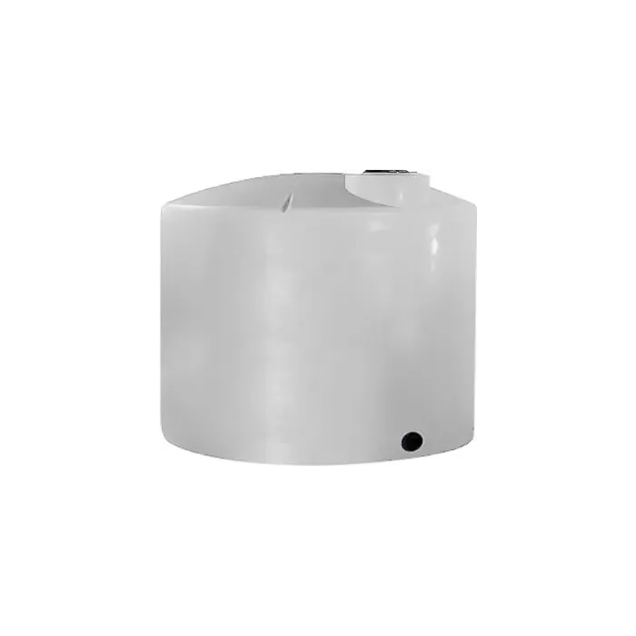 Norwesco 2500 gal Polyethylene White Vertical Storage Tank