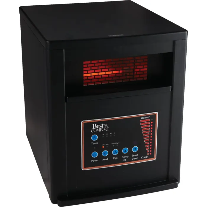 Home Impressions Quartz Infrared Heater w/ Remote - 120V/1500W