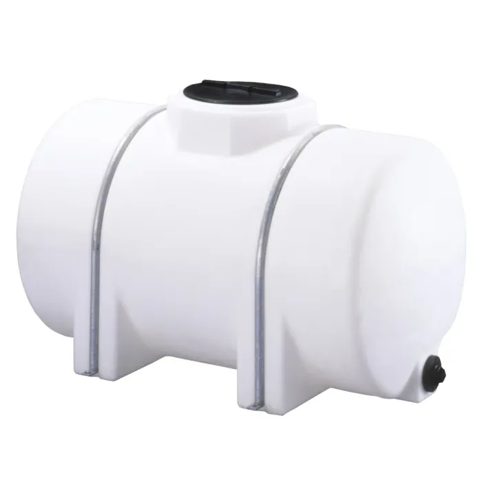 Norwesco 325 Gallon Polyethylene White Round Horizontal Leg Tank