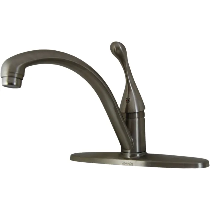 Delta Faucet Delta Collins™: Single Handle Kitchen Faucet With Spray - Single Handle Lever - Stainless