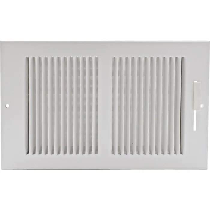 Imperial 12 In. x 6 In. White Wall Register