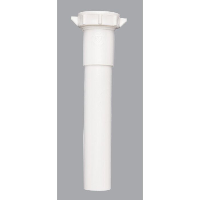 Keeney 1-1/2 In. x 12 In. White Plastic Extension Tube