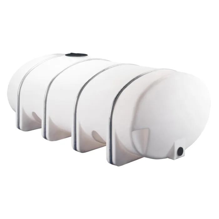 Norwesco 1635 Gallon Polyethylene White Elliptical Leg Tank