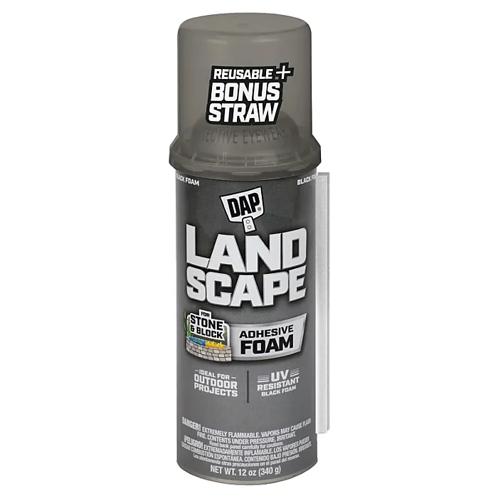 DAP Landscape Exterior Foam Filler-Adhesive (Black) 12 oz