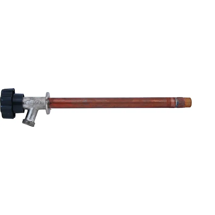 PRIER Products 10 in. Wall Hydrant With 1/2 in. Inlet