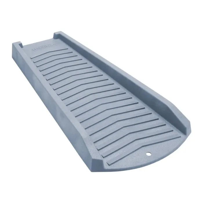 Amerimax 3014-12 Splash Block, 24 in L, 11-1/2 in W, Polypropylene, Slate Gray