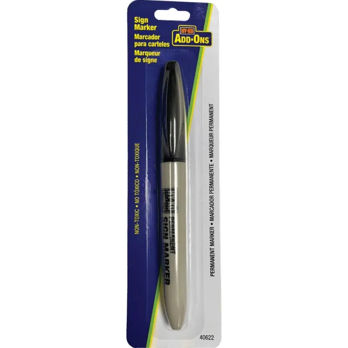Hy-Ko Black Bold Tip Permanent Sign Marker