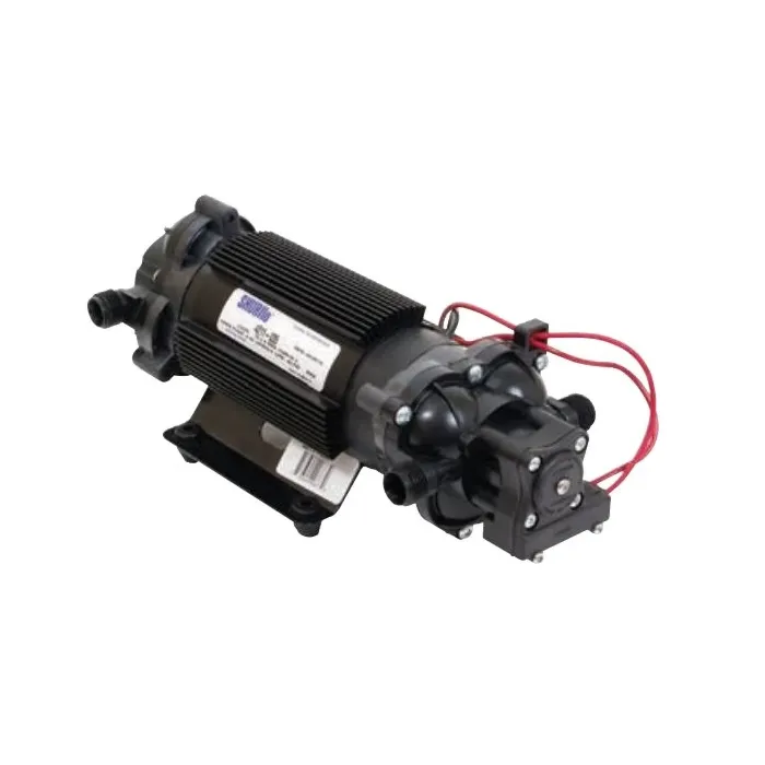 Shurflo 12V 6.25 GPM 45psi Power Twin Pump with Manifold, 1/2" Male NPT Ports