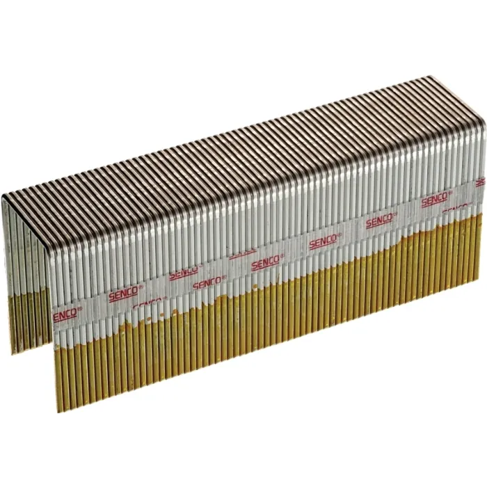 Senco P11BAB Wire Staple, 1 in W Crown, 3/4 in L Leg, 16, Galvanized Steel