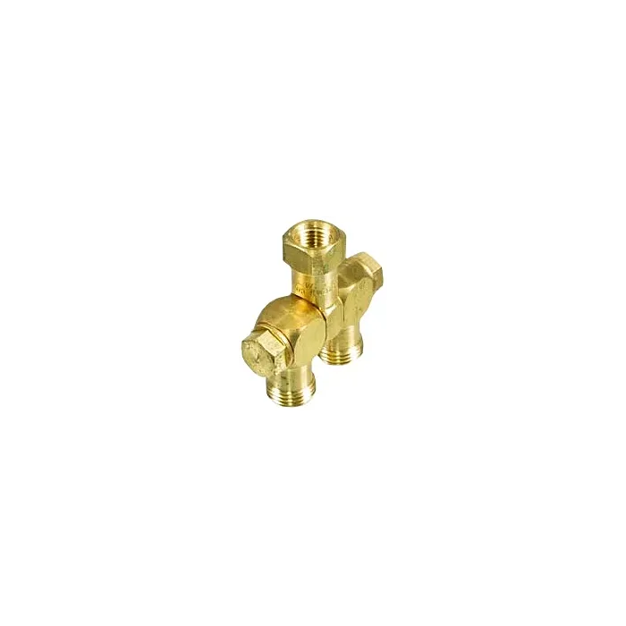 TeeJet 1/4" Female NPT Double Swivel Brass Nozzle Body