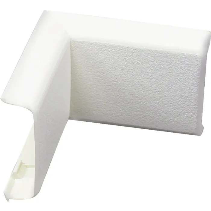 Wiremold NM7 Raceway Inside Elbow, Non-Metallic, Plastic, Ivory
