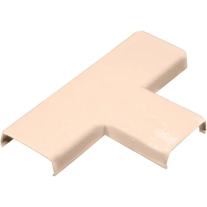 Wiremold NM11 Raceway T-Fitting, Plastic, Ivory