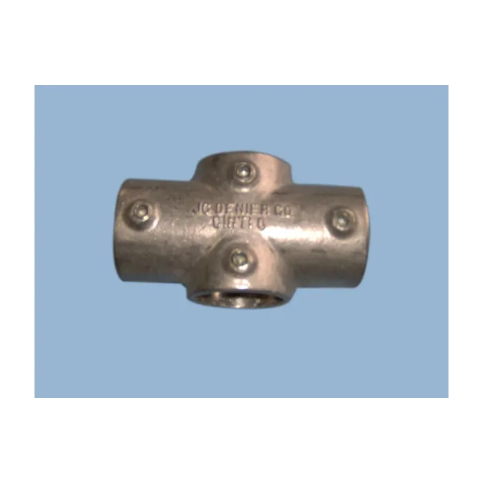 J C DENIER CO 1-1/2 in Aluminum Slip Cross