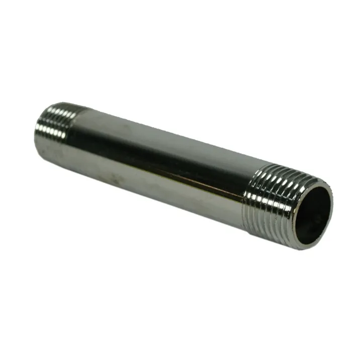 Jones Stephens 1/2" x 3" Chrome Plated Nipple and Pipe Length