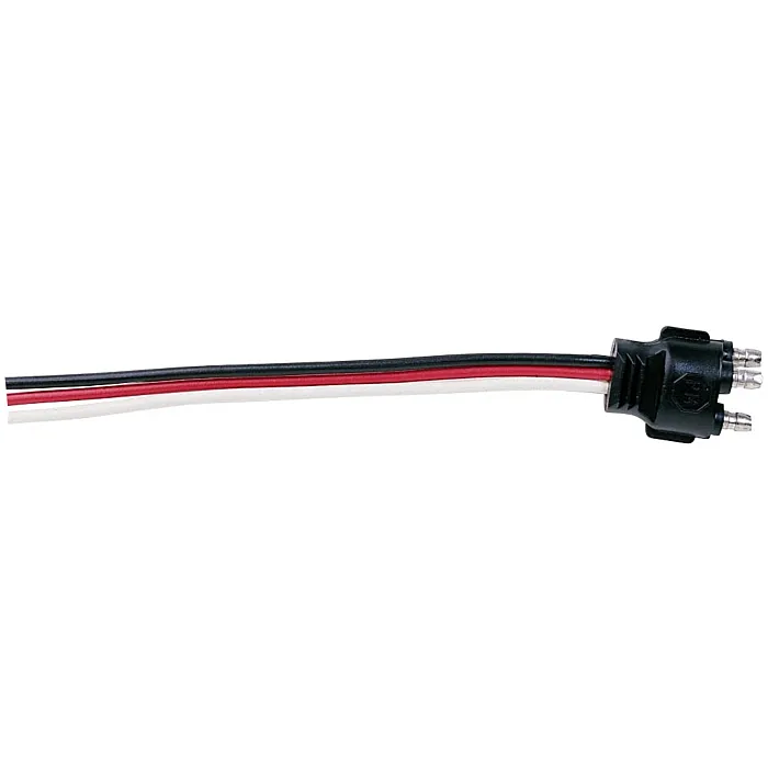 Peterson Incandescent 10.5 in 10.5 in 3-Wire Straight Plug Assembly