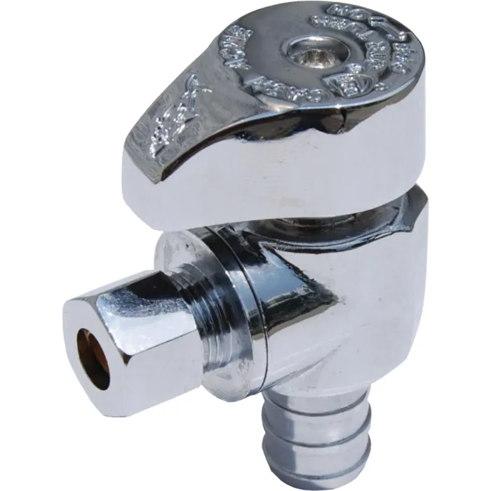 Boshart Industries NO LEAD 1/2"PEX x 3/8"COMP 1/4 TURN, ANGLE SUPPLY VALVE