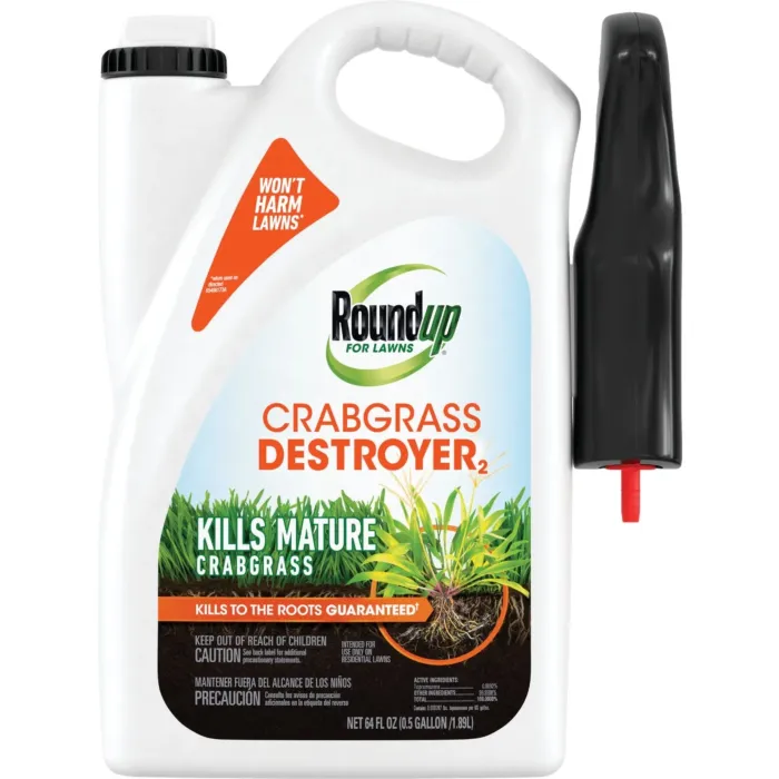 Scotts Roundup For Lawns Crabgrass Destroyer2 1/2 Gal Ready To Use Trigger Spray Weed Killer