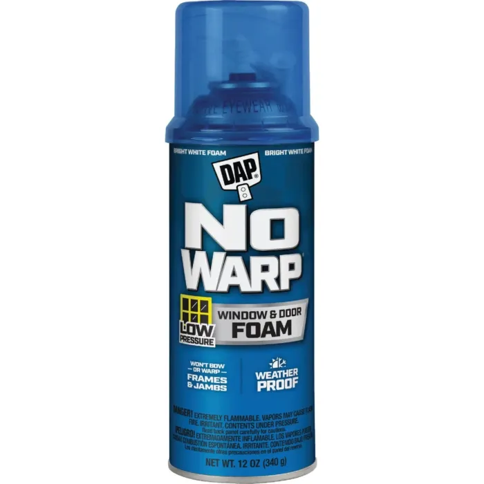 DAP No Warp Window & Door Insulating Foam Sealant (White) 12 oz