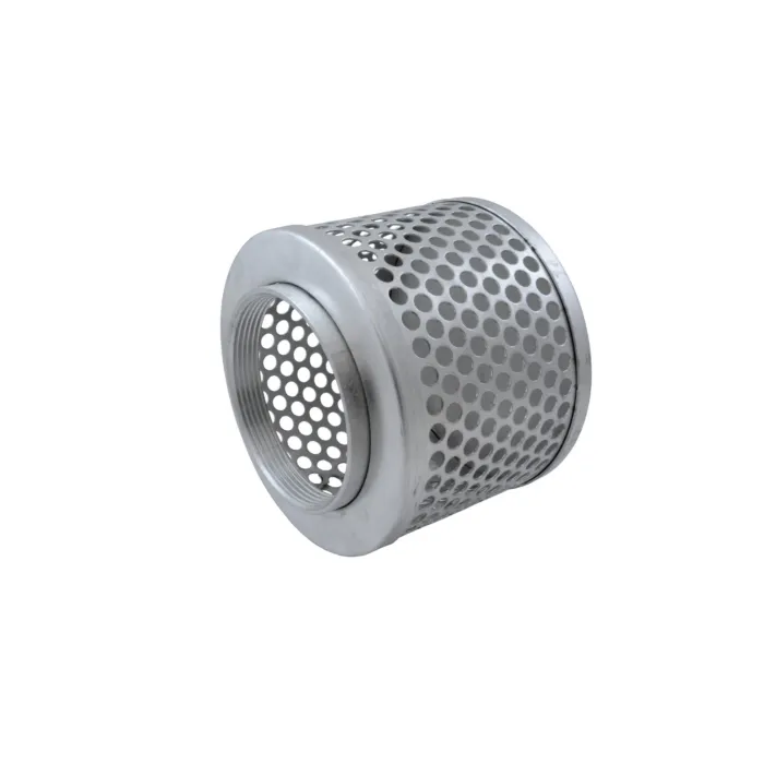 Jason Megadyne 4 in NPSM Connection Type Steel Round Hole Suction Strainer