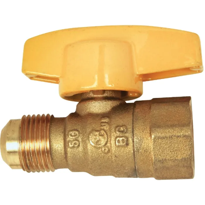 Dormont Forged Brass Gas Shutoff Valve - 1/2 in. OD