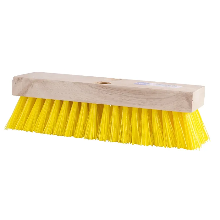 Magnolia Brush Deck Brush 10" Yellow Plastic