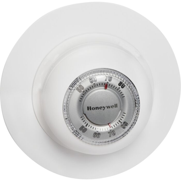 Honeywell Home Heat Only Off White Round Wall Thermostat