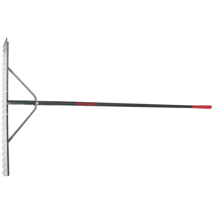 Razor-Back 63133 Asphalt Lute Rake, 82-1/4 in OAL, Aluminum Handle, Straight Handle