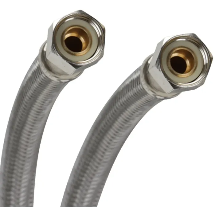 Fluidmaster B6F12 Water Supply Connector, 3/8 in, Compression, Polymer/Stainless Steel