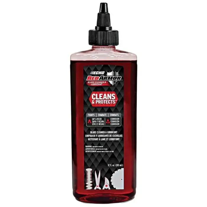 Echo 12 oz Bottle Blue-Green Liquid Blade Cleaner and Lubricant