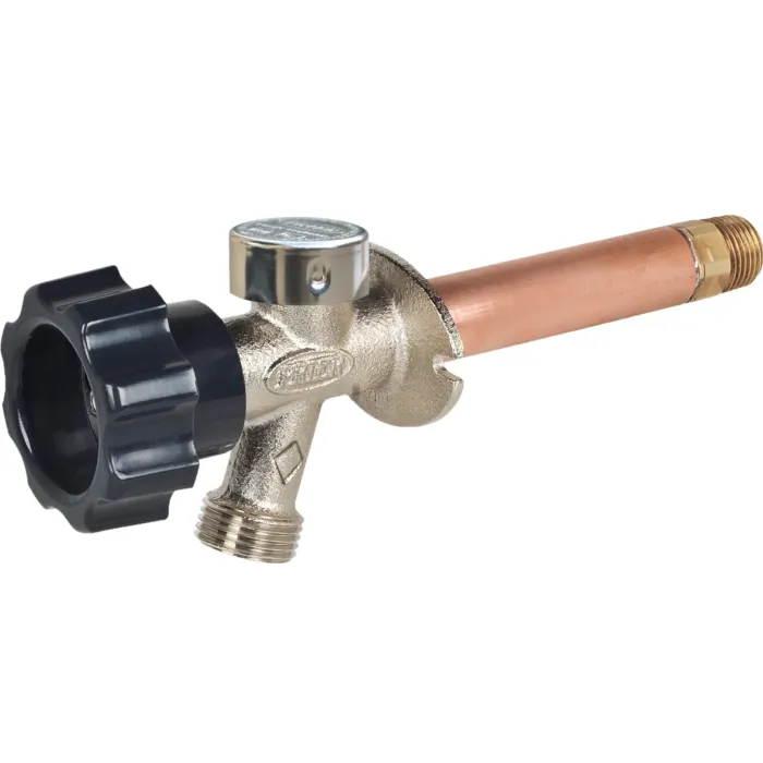 PRIER Products 10 in. Anti-Siphon Wall Hydrant With 1/2 in. Inlet