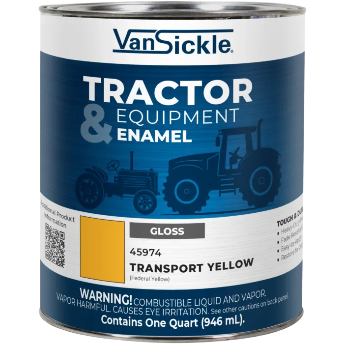 Van Sickle Tractor & Equipment Enamel (Gloss - Transport Yellow) Quart