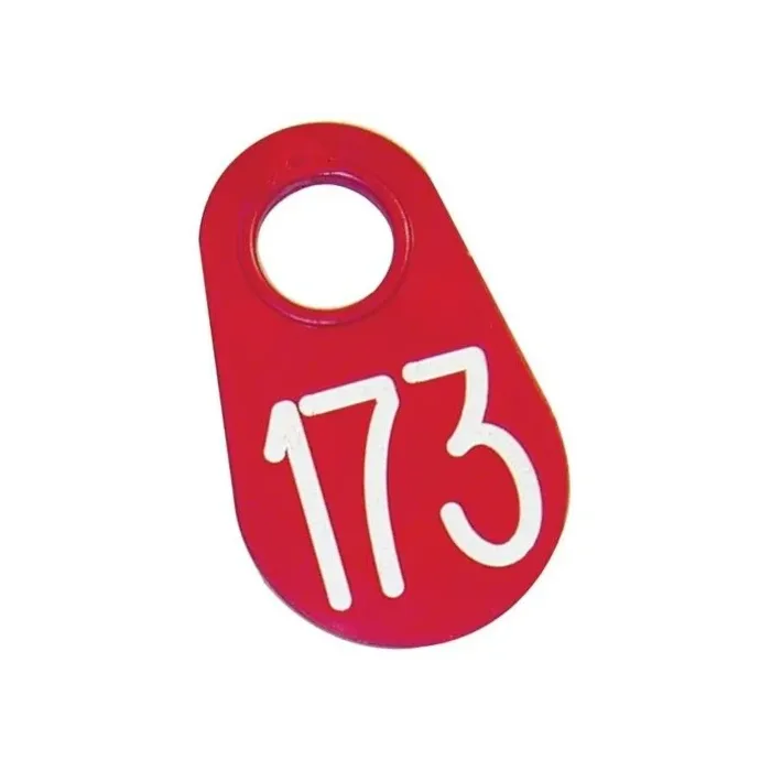 Coburn Numbered Neck Tag (Red)