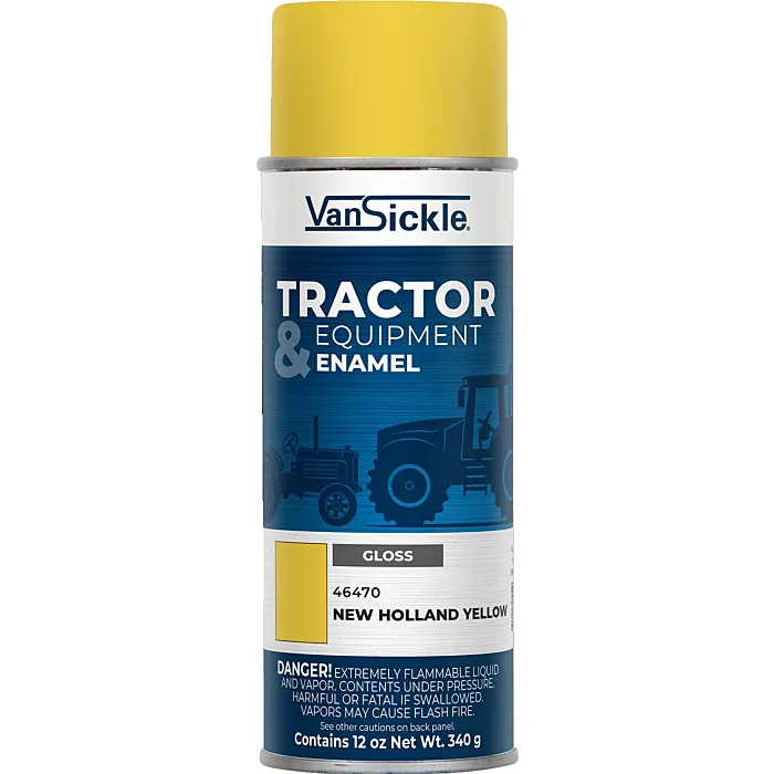 Van Sickle Tractor & Equipment Enamel Spray (Gloss - New Holland Yellow) 12 oz