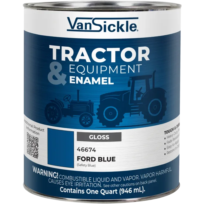 Van Sickle Tractor & Equipment Enamel Gloss Ford Blue Quart